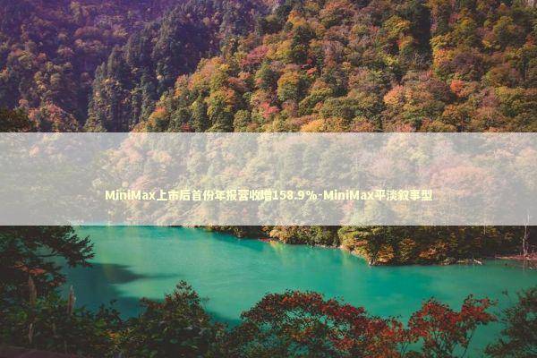 MiniMax上市后首份年报营收增158.9%-MiniMax平淡叙事型