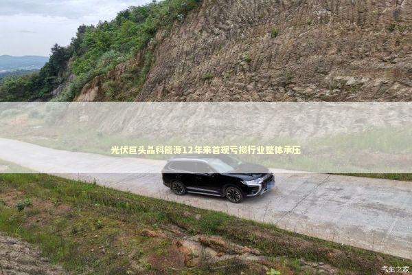 光伏巨头晶科能源12年来首现亏损行业整体承压 新闻