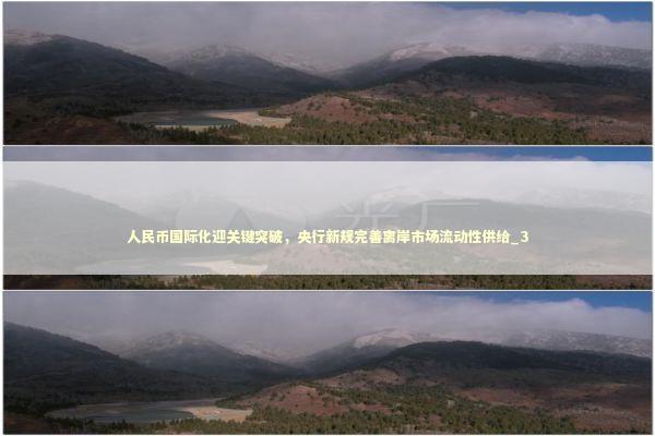 人民币国际化迎关键突破，央行新规完善离岸市场流动性供给_3 新闻