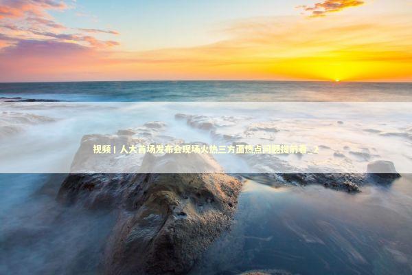 视频丨人大首场发布会现场火热三方面热点问题提前看_2 新闻